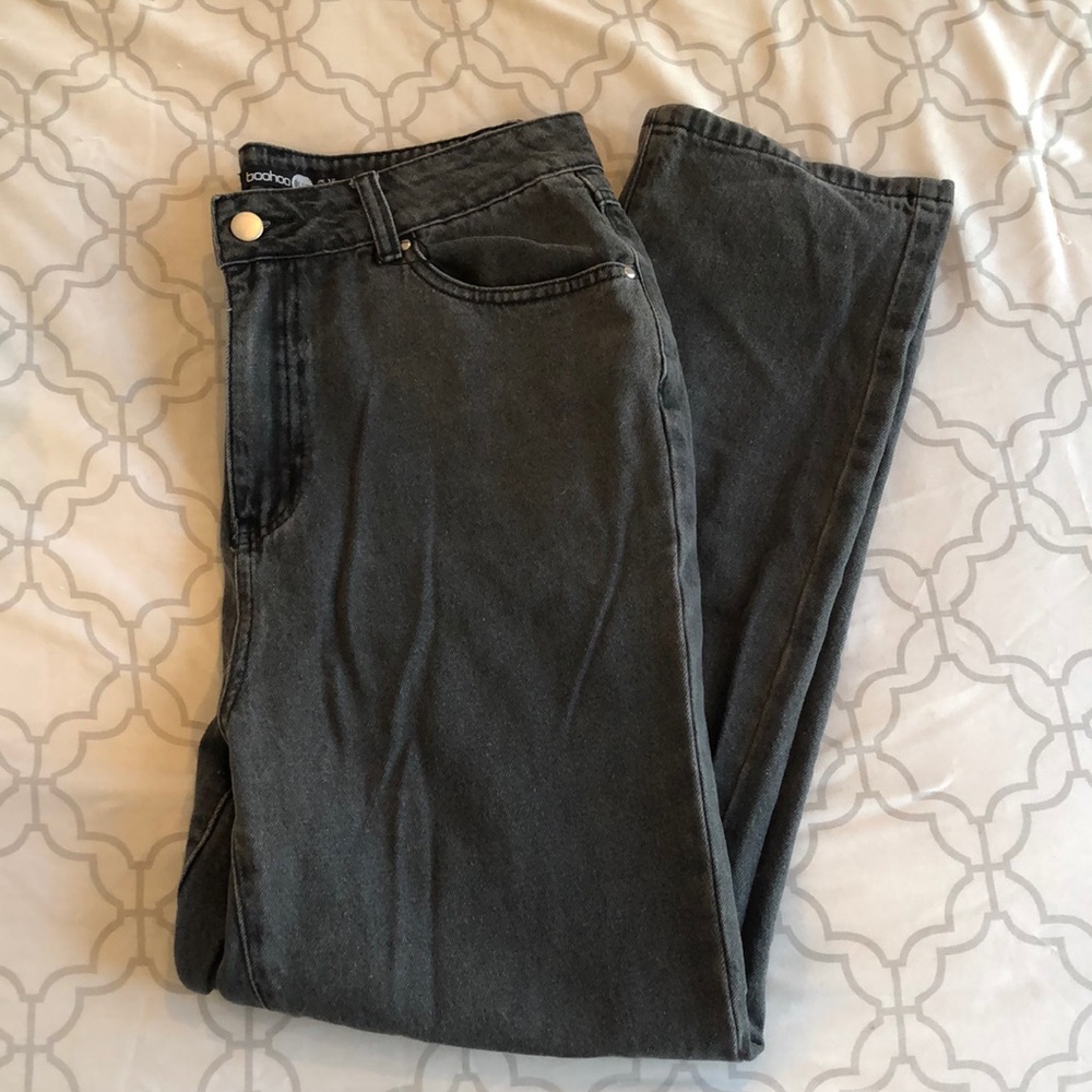 BooHoo Black Mom Jeans